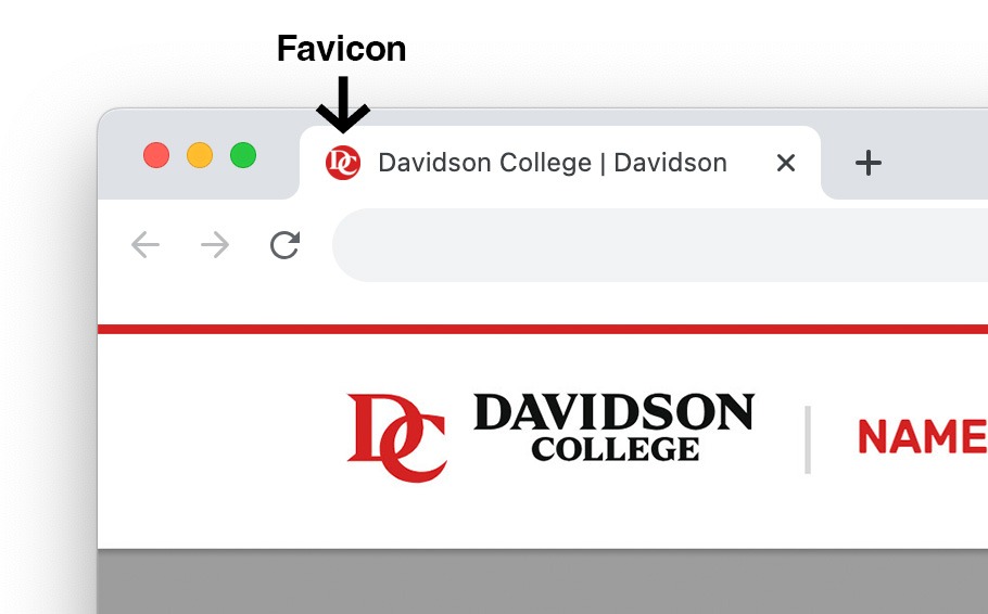 Davidson College Favicon Example